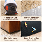 Vintage Striped Cat Doormat
