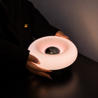 Donut-Shaped Touch Lamp