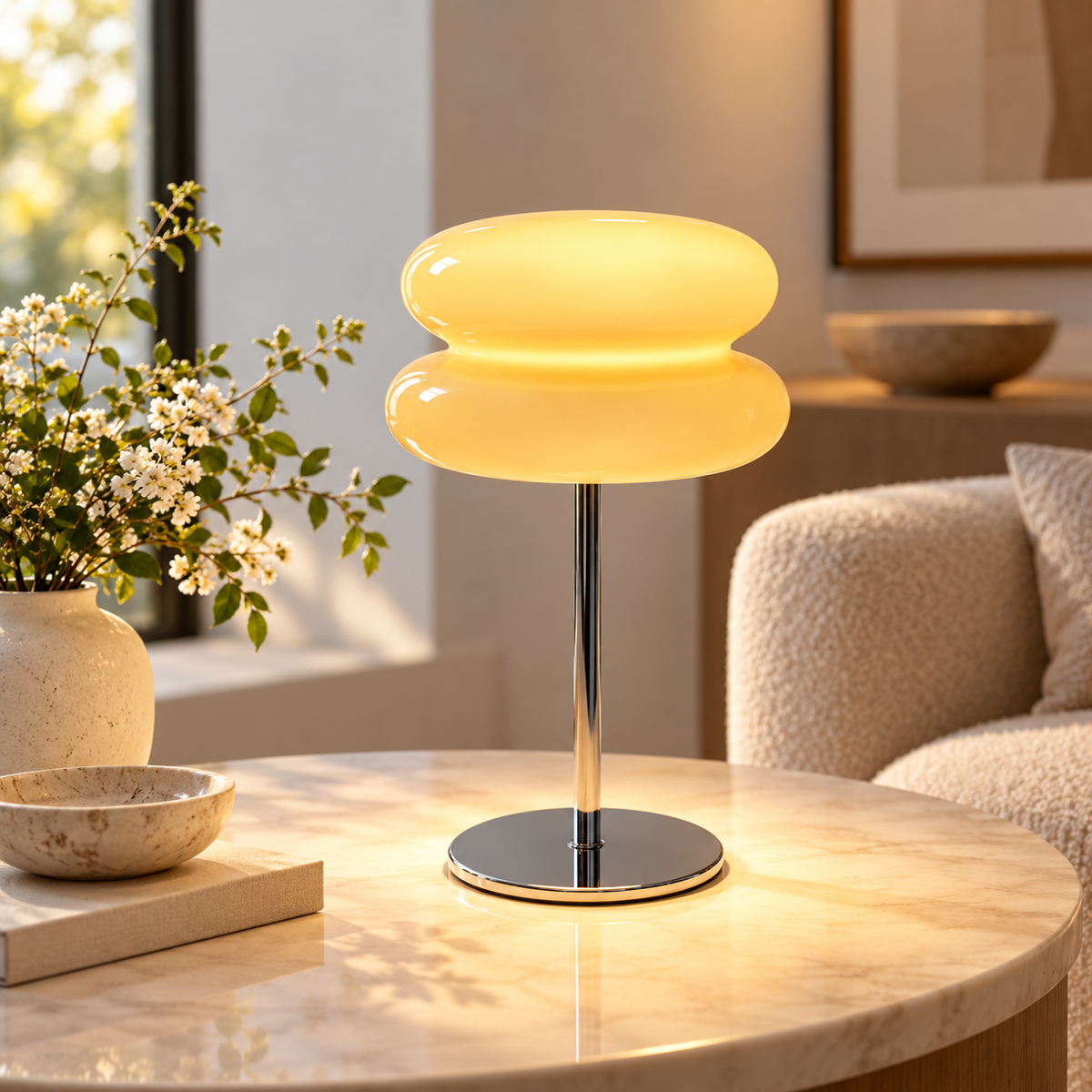 Donut Table Lamp Glass Table Lamp
